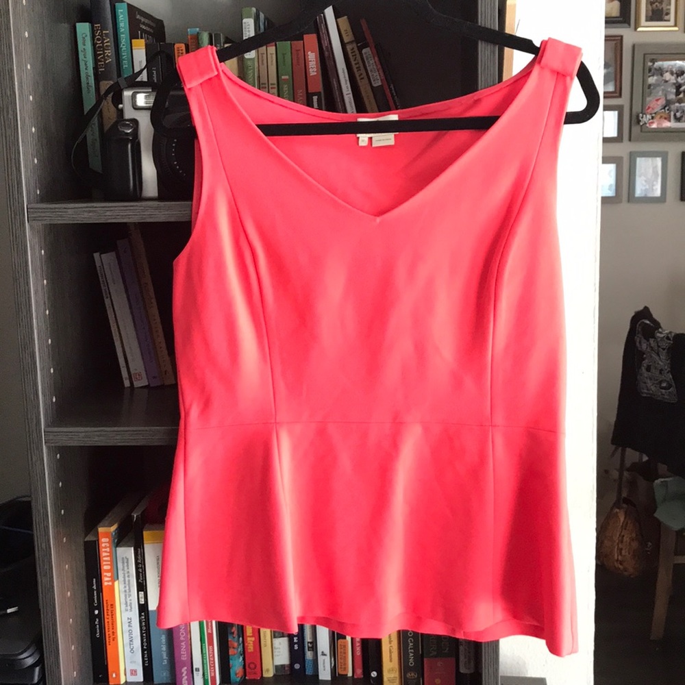 Kate Spade ponte peplum bow blouse